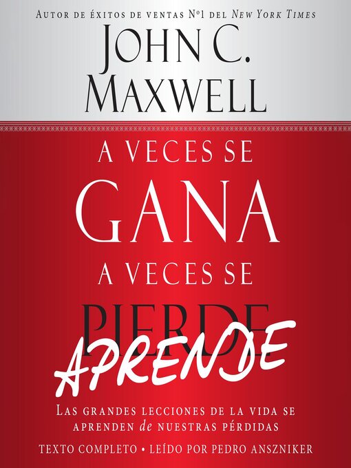 Cover image for A Veces se Gana--A Veces Aprende